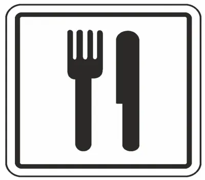 EKSTRAFİX UYARI LEVHASI 202 YUL-218 12x12 CM RESTAURANT
