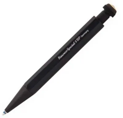 KAWECO TÜKENMEZ KALEM SPECIAL MİNİ ALÜMİNYUM SİYAH 10000532