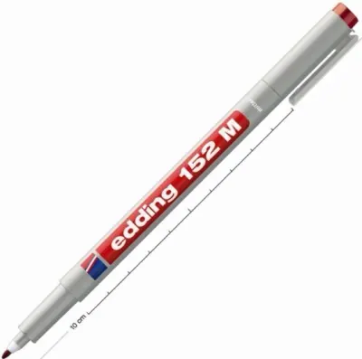 EDDING ASETAT KALEMİ E-152M SİYAH