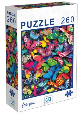 CA GAMES PUZZLE 260 PARÇA KELEBEKLER 6007