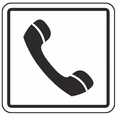 EKSTRAFİX UYARI LEVHASI 202 YUL-207 12x12 CM TELEFON