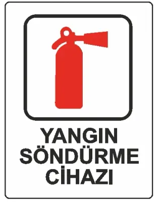 EKSTRAFİX UYARI LEVHASI 204 YUL-404 25x35 CM YANGIN SÖNDÜRME