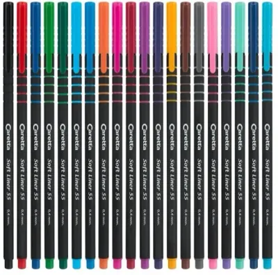 CARETTA KEÇELİ KALEM 55 SOFT LINER 10 LU AÇIK MOR C-55-17-T