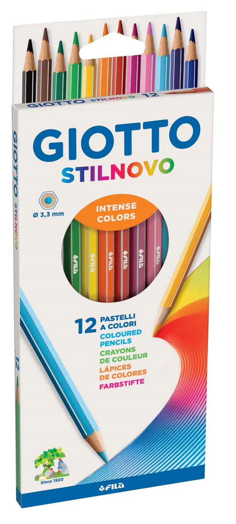 GIOTTO KURU BOYA STILNOVO 12 Lİ ASKILI PAKET 256500TR