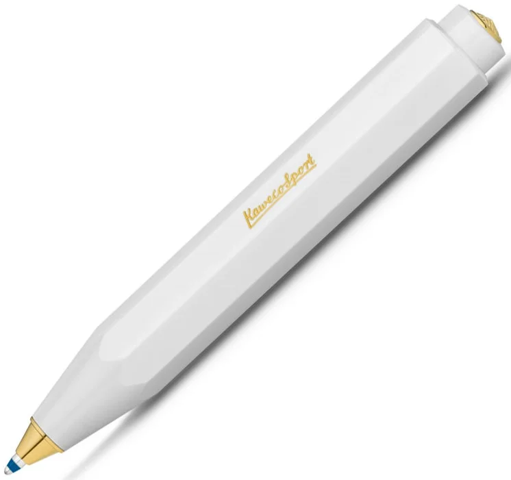 KAWECO TÜKENMEZ KALEM KLASİK SPORT BEYAZ 10000019