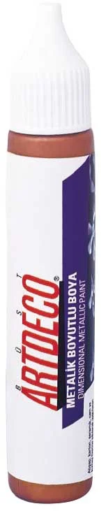 ARTDECO BOYUTLU BOYA METALİK 30 ML GÜMÜŞ Y-040B-682