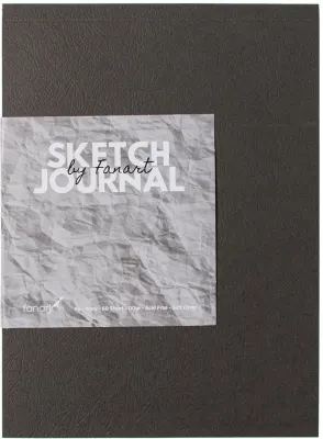FANART ACADEMY ÇİZİM BLOĞU SKETCH JOURNAL A5 110 GR 60 YP GRİ F-8661.A5