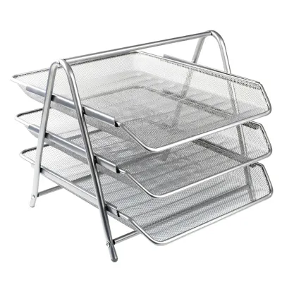KRAF PERFORE EVRAK RAFI METAL 3 KATLI 460G GRİ