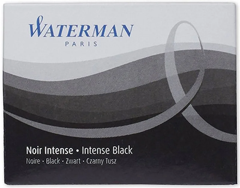 WATERMAN DOLMA KALEM KARTUŞU SİYAH 8 Lİ S0110850