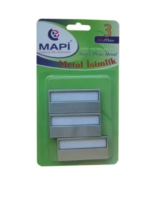 MAPİ İSİMLİK MIKNATISLI GÜMÜŞ 908 10 10
