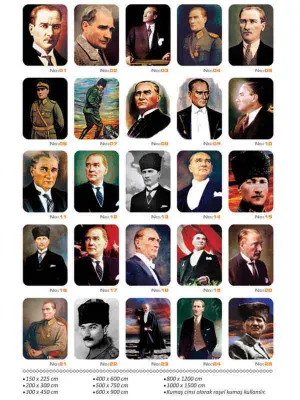 BUKET ATATÜRK POSTERİ 500X750 BKT-147