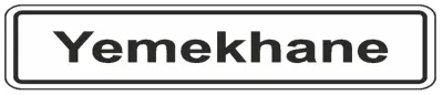 EKSTRAFİX UYARI LEVHASI 201 YUL-107 7x24.5 CM YEMEKHANE
