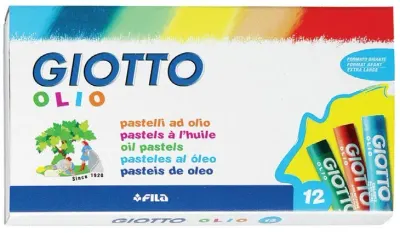 GIOTTO PASTEL BOYA YAĞLI OLIO SİLİNDİR 12 Lİ 293000