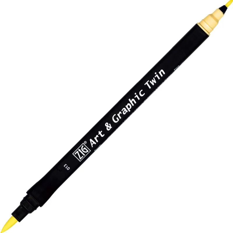 ZIG ART&amp;GRAPHIC TWIN TUT-80 013 PALE YELLOW
