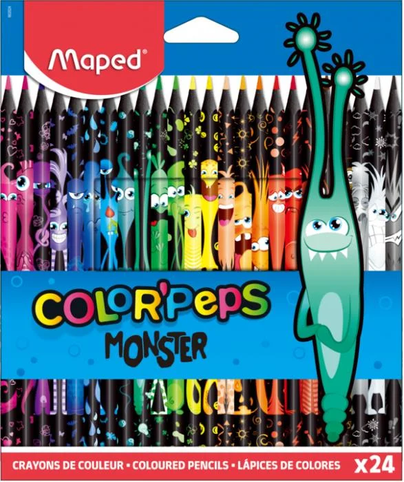 MAPED KURU BOYA COLOR'PEPS 24 LÜ MONSTER 862624