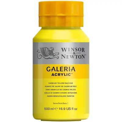 W&amp;N AKRİLİK BOYA GALERIA 500 ML CADMIUM YELLOW PALE HUE 114 WN-2150114