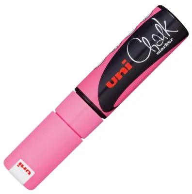 UNİ TAHTA MARKÖRÜ CHALK SU BAZLI PWE-8K F.PEMBE
