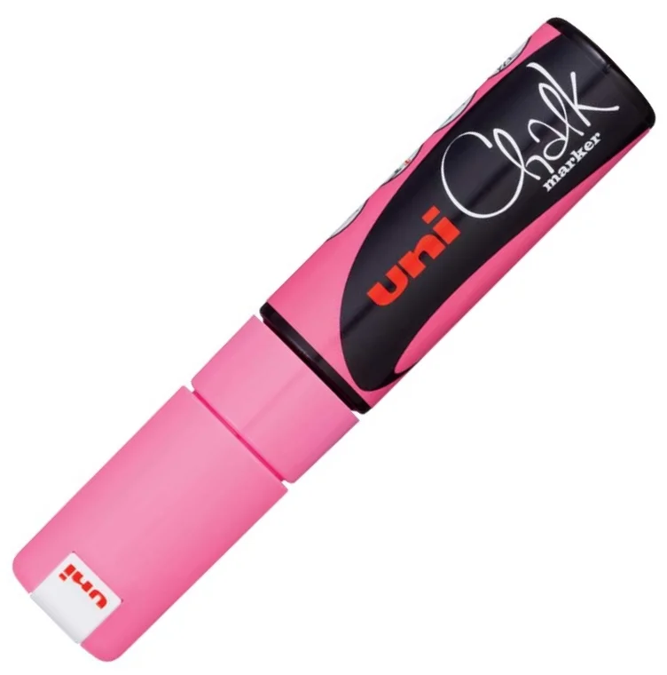 UNİ TAHTA MARKÖRÜ CHALK SU BAZLI PWE-8K F.PEMBE
