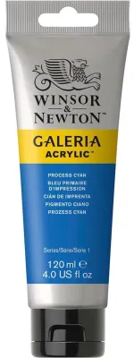 W&amp;N AKRİLİK BOYA GALERIA 120 ML PROCESS CYAN 535 WN-2131535