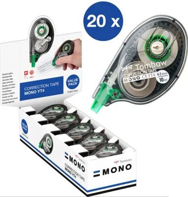 TOMBOW ŞERİT SİLİCİ MONO YT4 4.2 MM x 10 MT BLS. 20 Lİ LV-T-CT-YT4-20