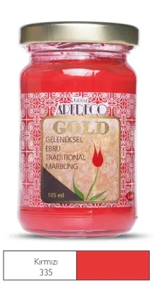 ARTDECO EBRU BOYASI GOLD 105 ML KIRMIZI Y-018D-335