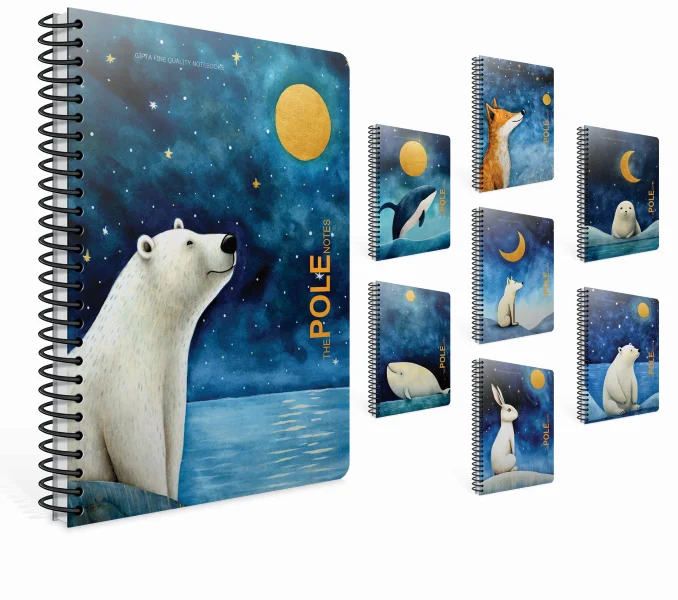 GIPTA POLE NOTES SP.PP KAPAK DEFTER A4 100 KARELİ 3-7276000-2011