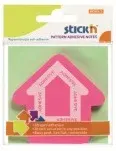 GIPTA YAPIŞKANLI NOT KAĞIDI 70x70 PEMBE OK ŞEKİL 50 YP. 2154200