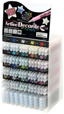 ARTLINE STAND DECORITE FIRÇA UÇ MARKÖR STANDLI SET (156 ADET) A-AMM-EDF-F.D