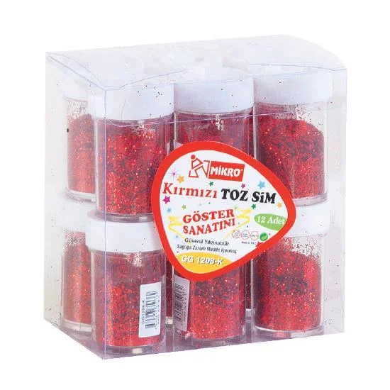 MİKRO TOZ SİM KIRMIZI 1208K