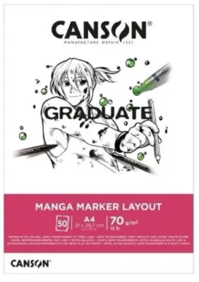 CANSON MARKER BLOĞU GRADUATE A4 70 GR 50 SF 31250P024
