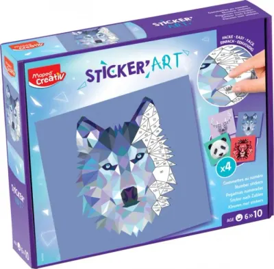 MAPED CREATIV NUMARALI STICKER SETI 907055