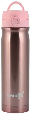 TRENDIX MATARA ÇELİK İÇLİ 500 ML PASTEL PEMBE U5000-PP