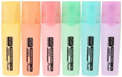 KRAF FOSFORLU KALEM PASTEL 335 6 LI