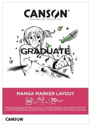 CANSON MARKER BLOĞU GRADUATE A3 70 GR 50 SF 31250P025