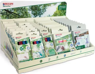 EDDING ECOLINE SERISI KARIŞIK 200'LÜ DISPLAY EDECOLINED20099