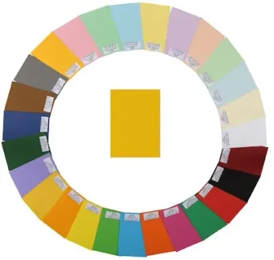 ALEX FON KARTONU 160GR 50X70 KOYU SARI 100 LÜ 51