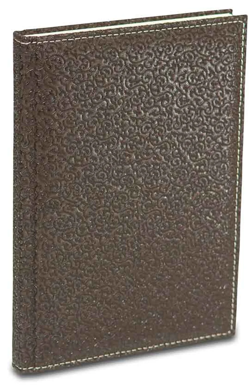 2K DEFTER 20x28 SUNİ DERİ MODELİST HİLTON KAHVE ÇİZGİLİ 5001