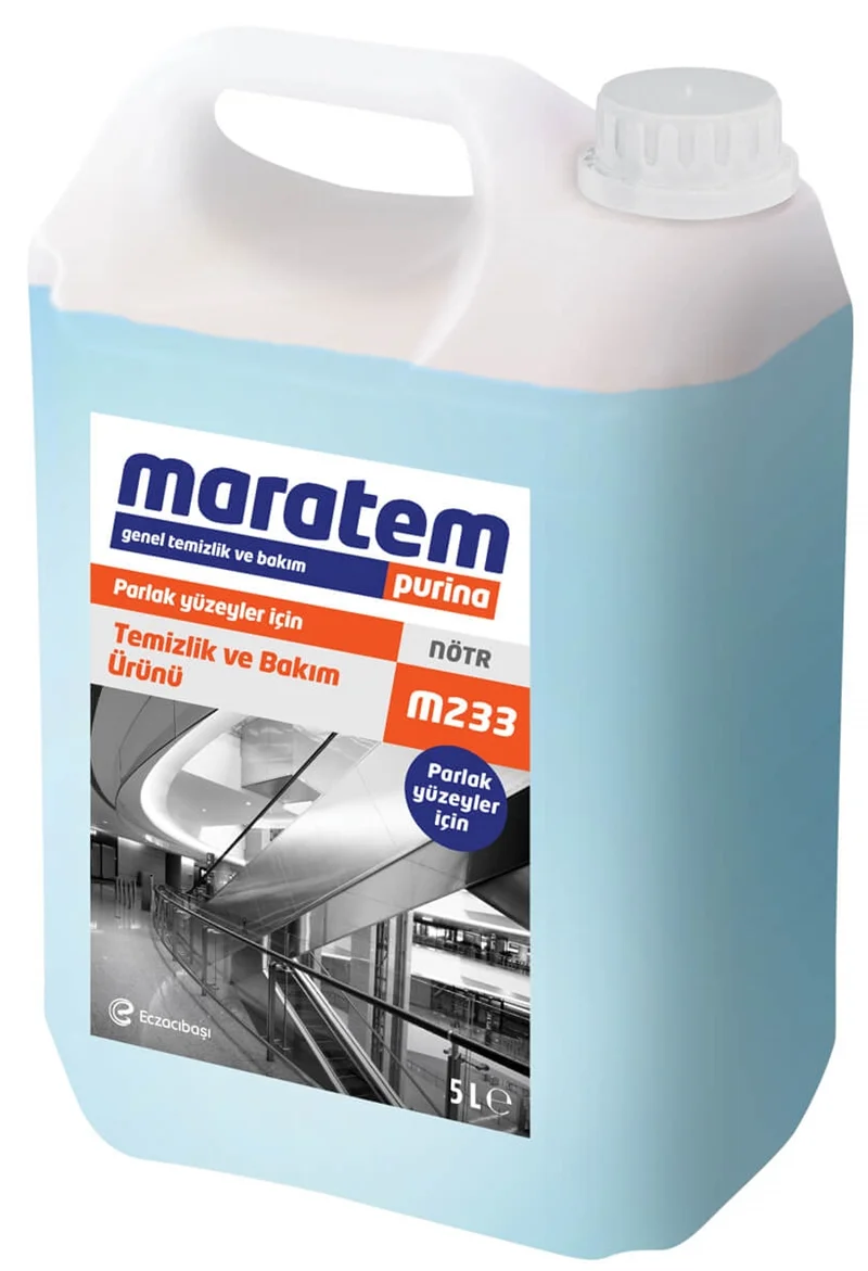MARATEM M233 PARLAK YÜZEYLER İÇİN TEMİZLİK VE BAKIM ÜRÜNÜ 5L 9226451