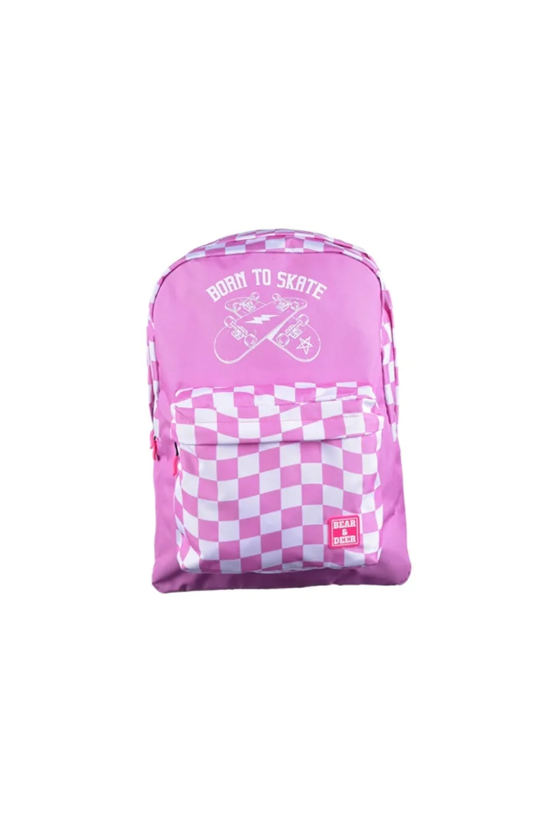 B&D SIRT ÇANTASI CHESS PEMBE DAMALI BD-CN0197