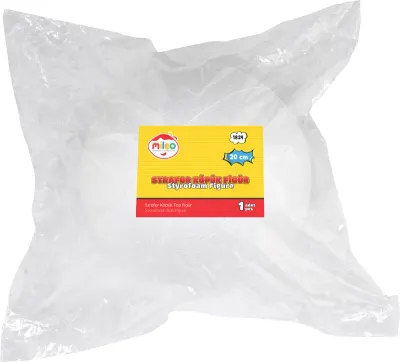 MİLEO STRAFOR KÖPÜK FİGÜR TOP 20CM  TEKLİ PK 1856