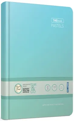 GIPTA DEFTER THEBOOK PASTELS 17x24 İPLİK DİKİŞLİ SERT KAPAK 120 YP. ÇİZGİLİ 3309