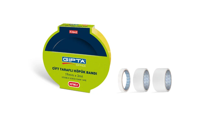 GIPTA ÇİFT TARAFLI KÖPÜK MONTAJ BANDI 15x3 F2641
