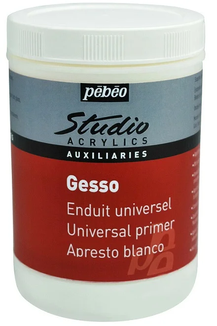 PEBEO YARDIMCI MALZEME AKRİLİK BOYA GESSO ASTAR 1 LT 524122