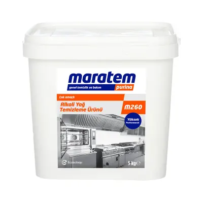 MARATEM M260 ALKALİ YAĞ TEMİZLEME ÜRÜNÜ TOZ 5 KG 9225677