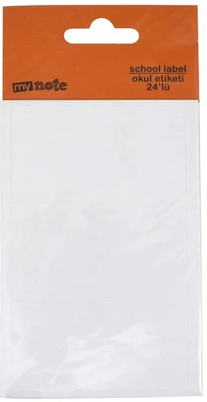 MYNOTE OKUL ETİKETİ (8x3) 24 LÜ - BASKISIZ UC1400-2