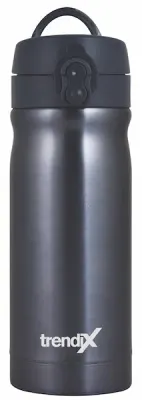 TRENDIX MATARA ÇELİK İÇLİ 350 ML KOYU GRİ U1800-KG