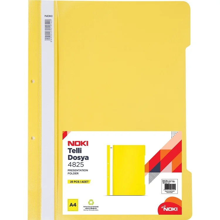 NOKİ TELLİ DOSYA XL 4825 SARI 25 Lİ 4825-30