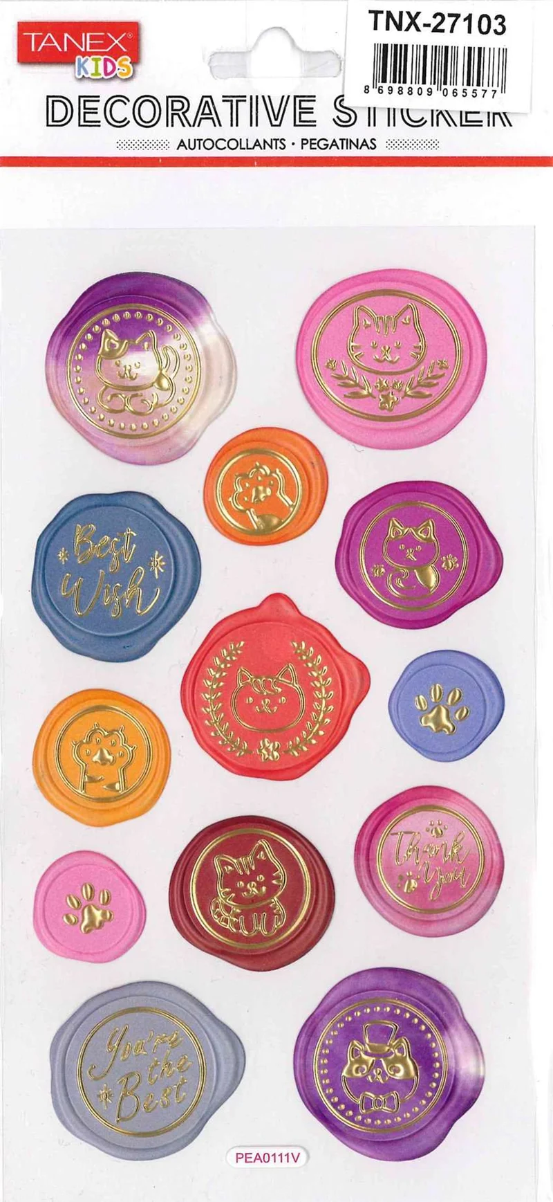 TANEX TNX-27103 PUFFY EVCİL HAYVANLAR SERİSİ 5 AD. TNX2710305
