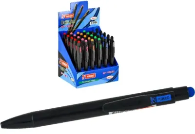 MİKRO TÜKENMEZ KALEM 1002D-30 DOKUNMATİK METAL STANDLI