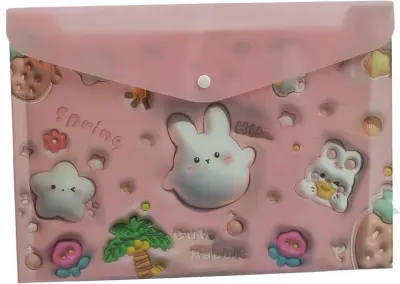UNICK COLOR ÇITÇITLI DOSYA A4 3D RABBIT 7645